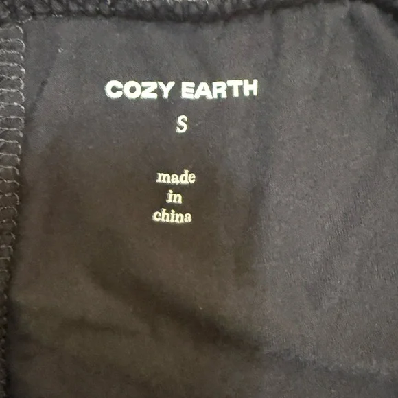 Cozy Earth Bamboo Pajama Set Black Size Small NWT Luxury Soft Loungewear - Picture 8 of 9